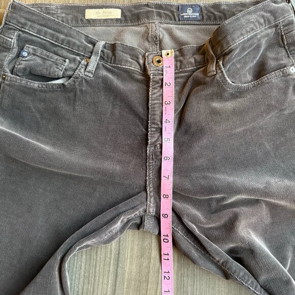 AG Adriano Goldschmied “The Stevie” Slim Straight Corduroy Pants – Women’s 32R - Picture 5 of 6